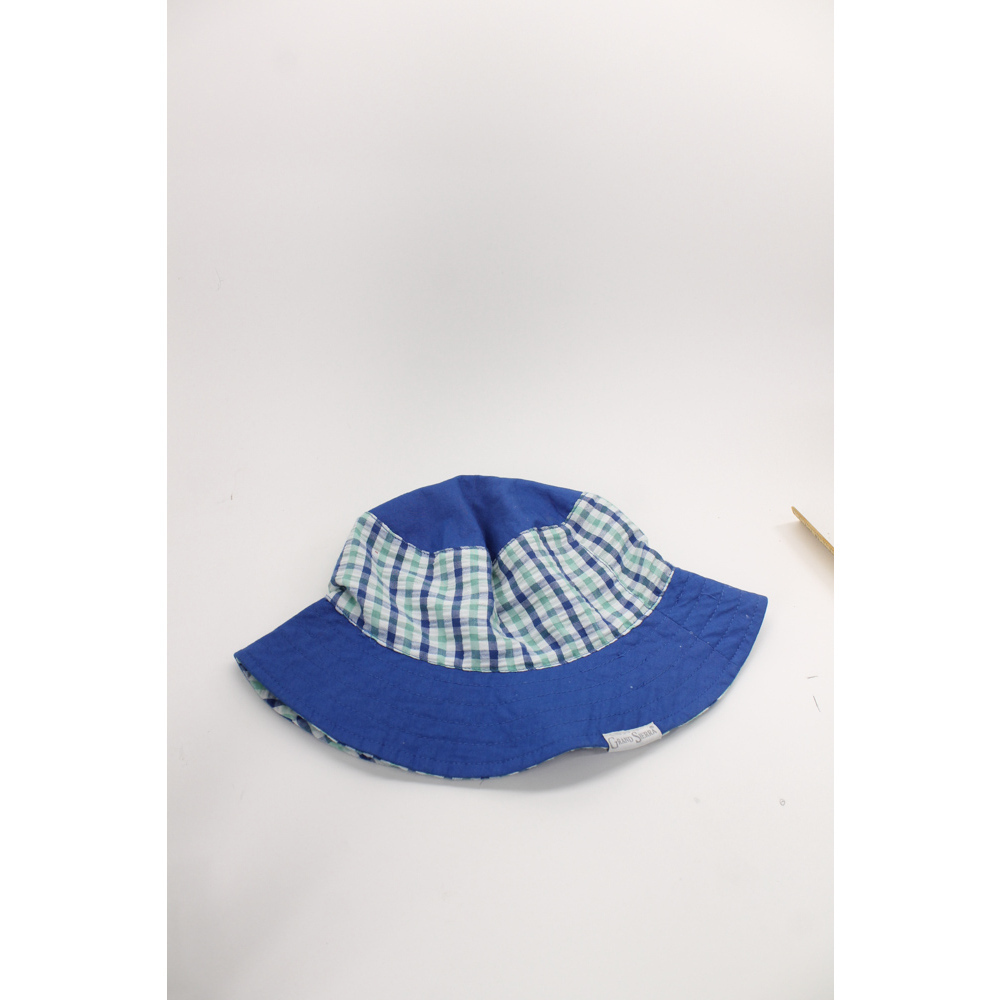Blue green pattern grand Sierra toddler lightweight sun hat